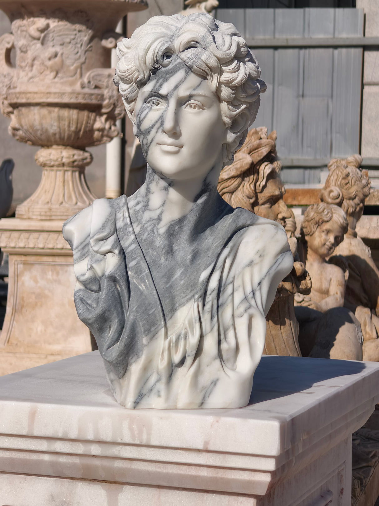 PREMIER Marble Bust Statue PSTTM-007-#PRS1124-Rest of Payment Custom Link for Robert Kugielska