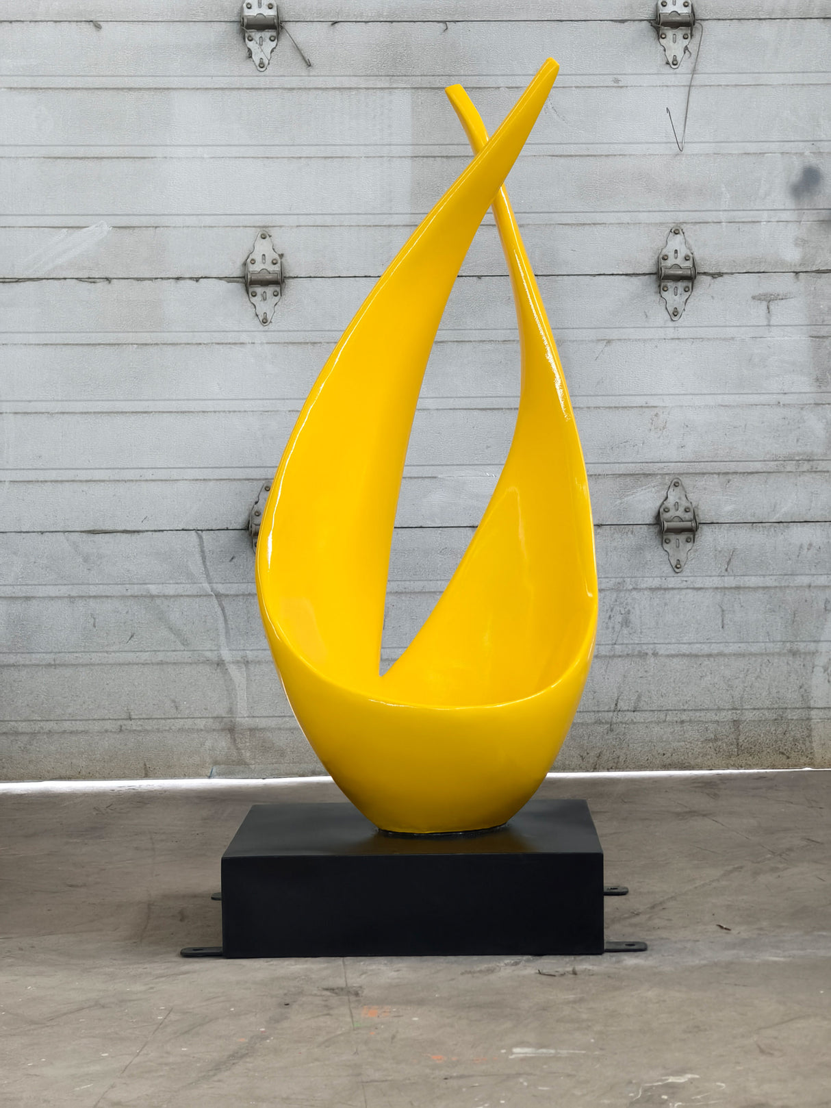 PREMIER Yellow Abstract Sculpture PSSS-071-#PRS1146-Rest of Payment Custom Link for Denny Phelps