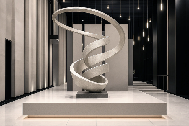 PREMIER Custom Mobius Spiral Sculpture PSLSS-007——50% Deposit payment for Giovanni Rossi