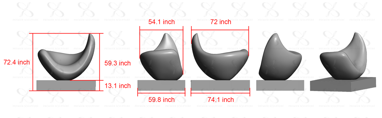 PREMIER Abstract Outdoor Sculpture PSSS-054——Custom Link for RaChelle Peloso