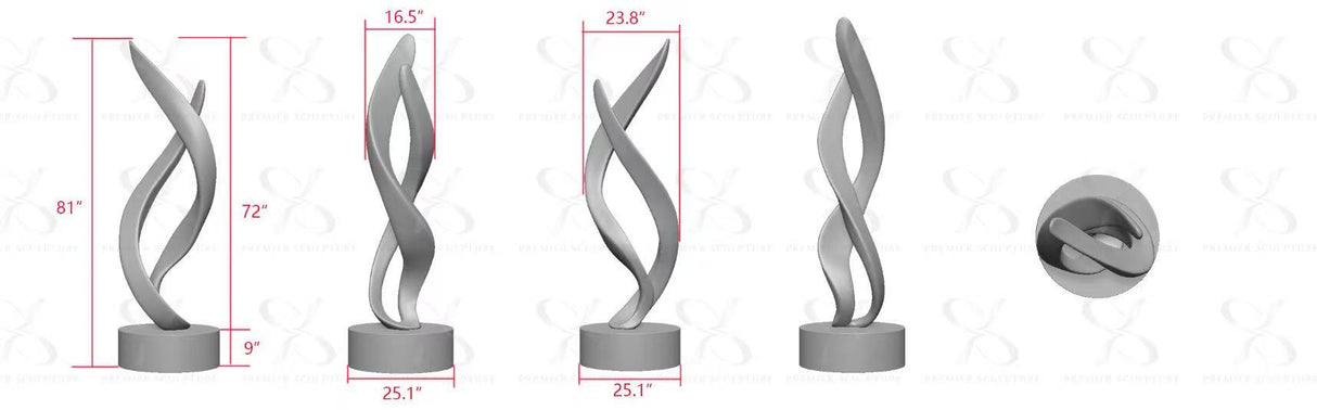 PREMIER Luxury Bronze Artwork Modern Sculpture for Outdoor Garden or Patio PSB-052——50% Deposit payment for Sherry Hulsey