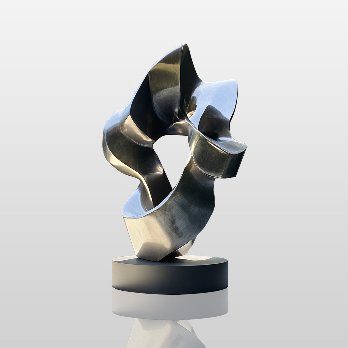 PREMIER Abstract Stainless Steel Sculpture Modern Outdoor Art Installation PSSS-045-Stainless Steel Sculpture-PREMIER SCULPTURE