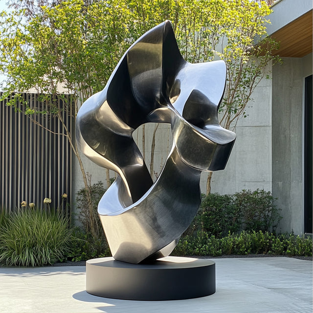 PREMIER Abstract Stainless Steel Sculpture Modern Outdoor Art Installation PSSS-045-Stainless Steel Sculpture-PREMIER SCULPTURE