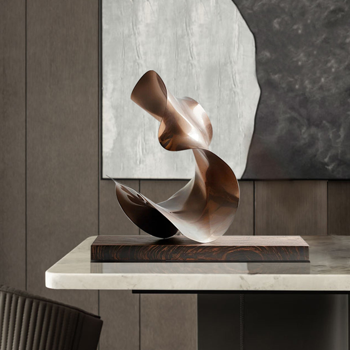 PREMIER Art Statue Modern Home Decor Bronze Abstract Sculpture PSB-029-Bronze Sculpture-PREMIER SCULPTURE