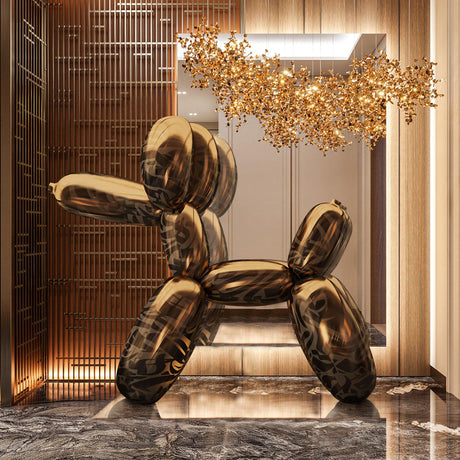 PREMIER Balloon Dog Sculpture Artwork Modern Fiberglass Sculpture PSF-022-Fiberglass Sculpture-PREMIER SCULPTURE