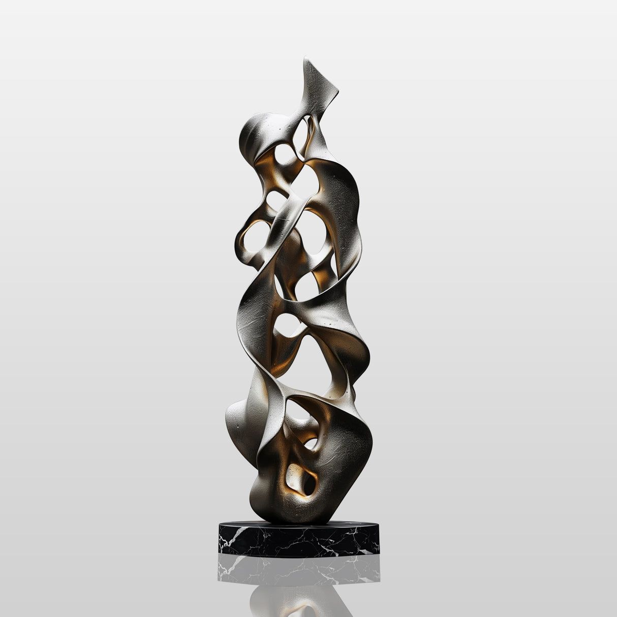 PREMIER Bronze Sculpture Contemporary Abstract Fluid Design Metal Sculpture PSB-027-Bronze Sculpture-PREMIER SCULPTURE