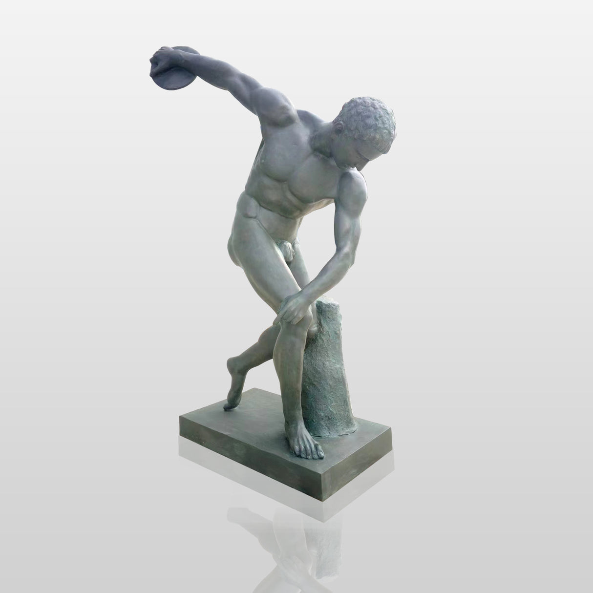 PREMIER Discus Thrower Sculpture Art Collection Bronze Greek Custom Statue PSB-012-Bronze Sculpture-PREMIER SCULPTURE