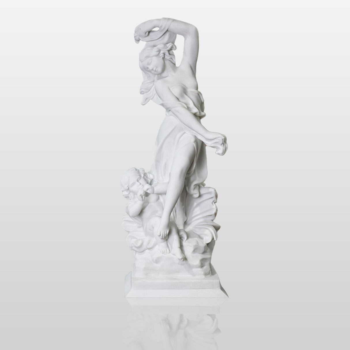 PREMIER Elegant Mother Statue Custom Marble Sculpture for Garden Decoration PSM-006-Marble sculpture-PREMIER SCULPTURE