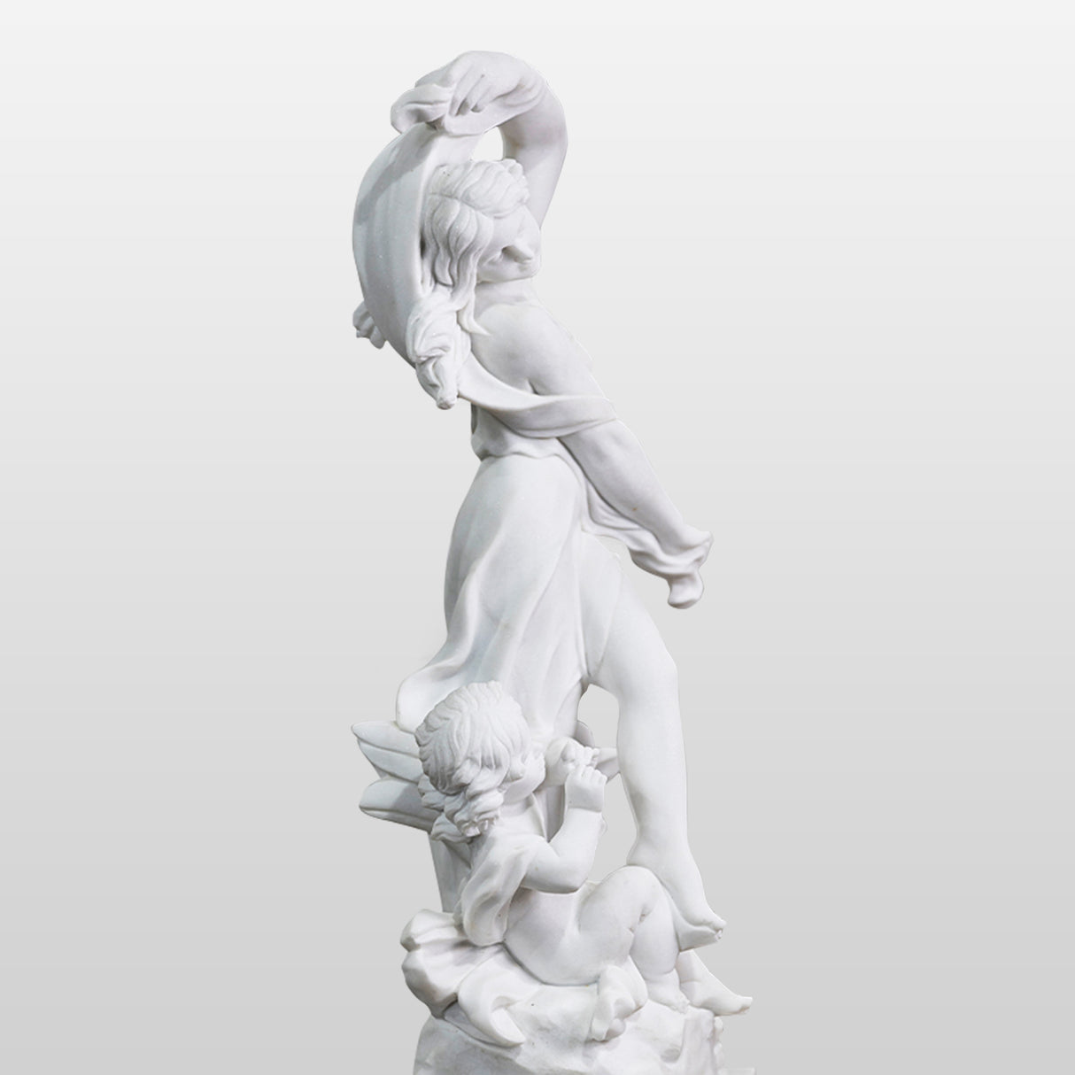 PREMIER Elegant Mother Statue Custom Marble Sculpture for Garden Decoration PSM-006-Marble sculpture-PREMIER SCULPTURE