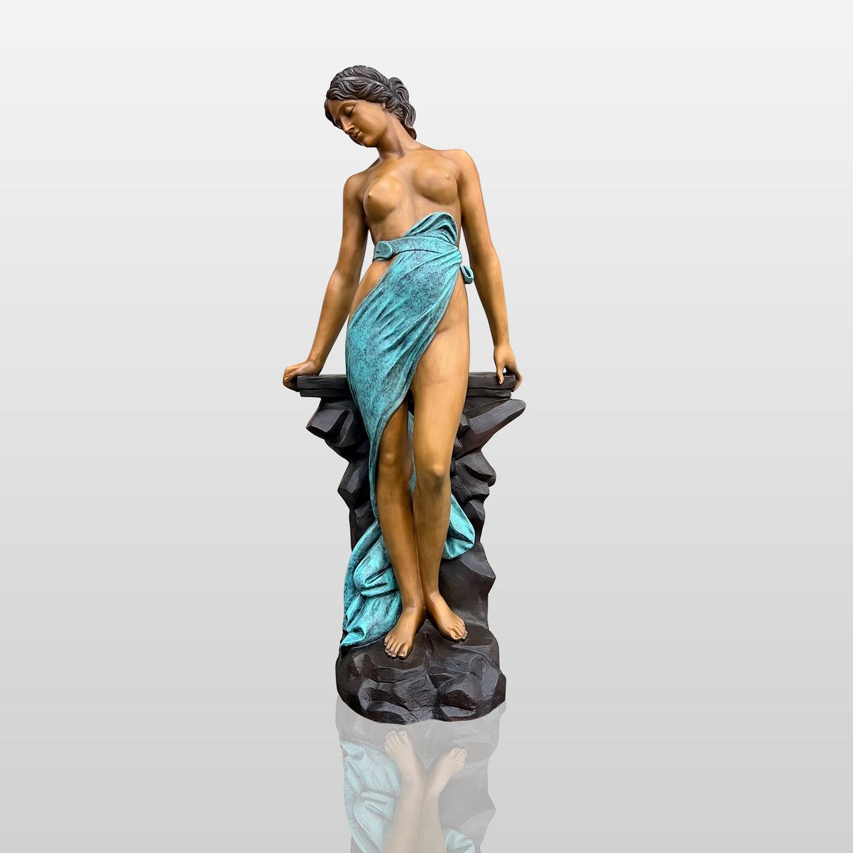 PREMIER Fiberglass Sexy Beautiful Woman Outdoor Sculpture PSF-019-Fiberglass Sculpture-PREMIER SCULPTURE