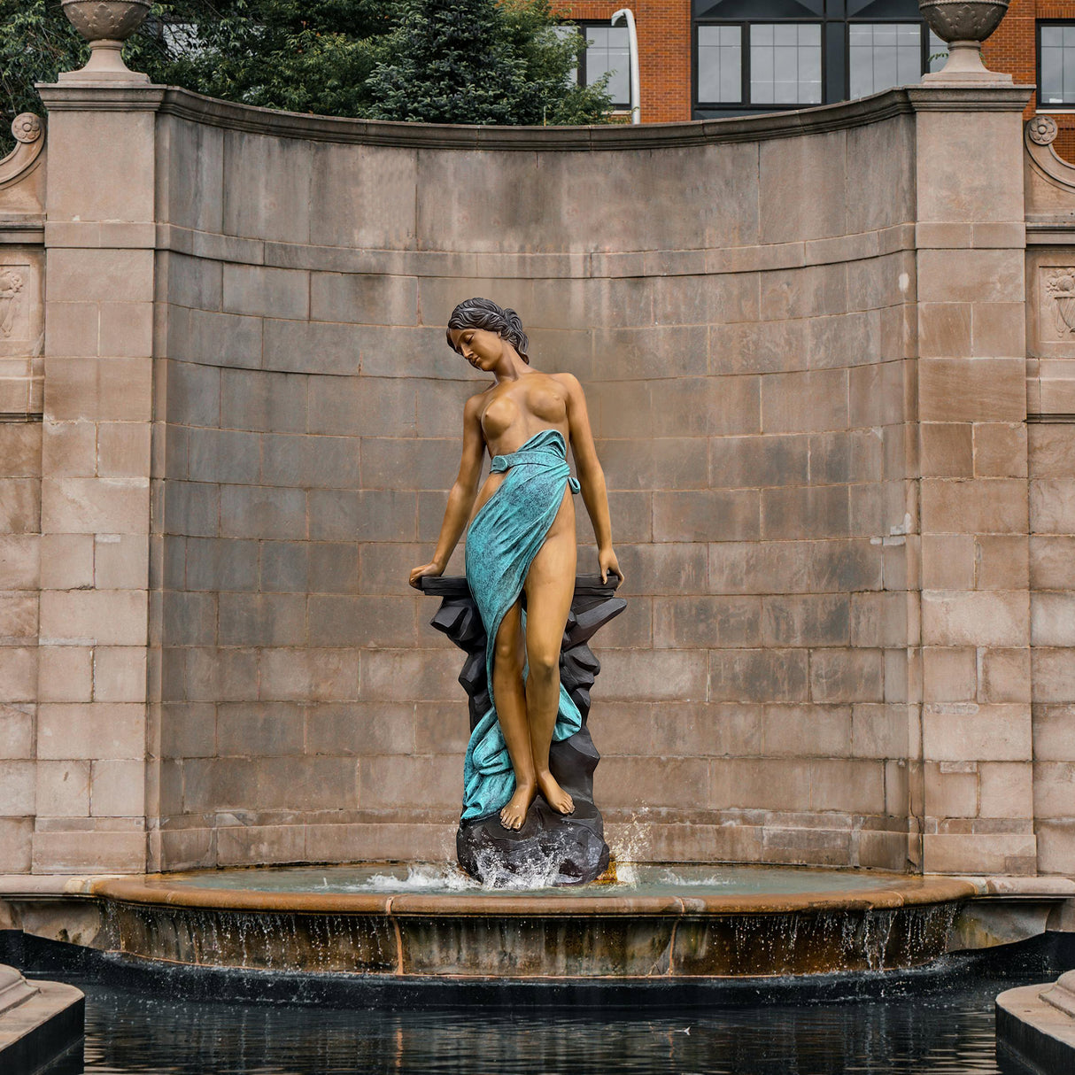 PREMIER Fiberglass Sexy Beautiful Woman Outdoor Sculpture PSF-019-Fiberglass Sculpture-PREMIER SCULPTURE