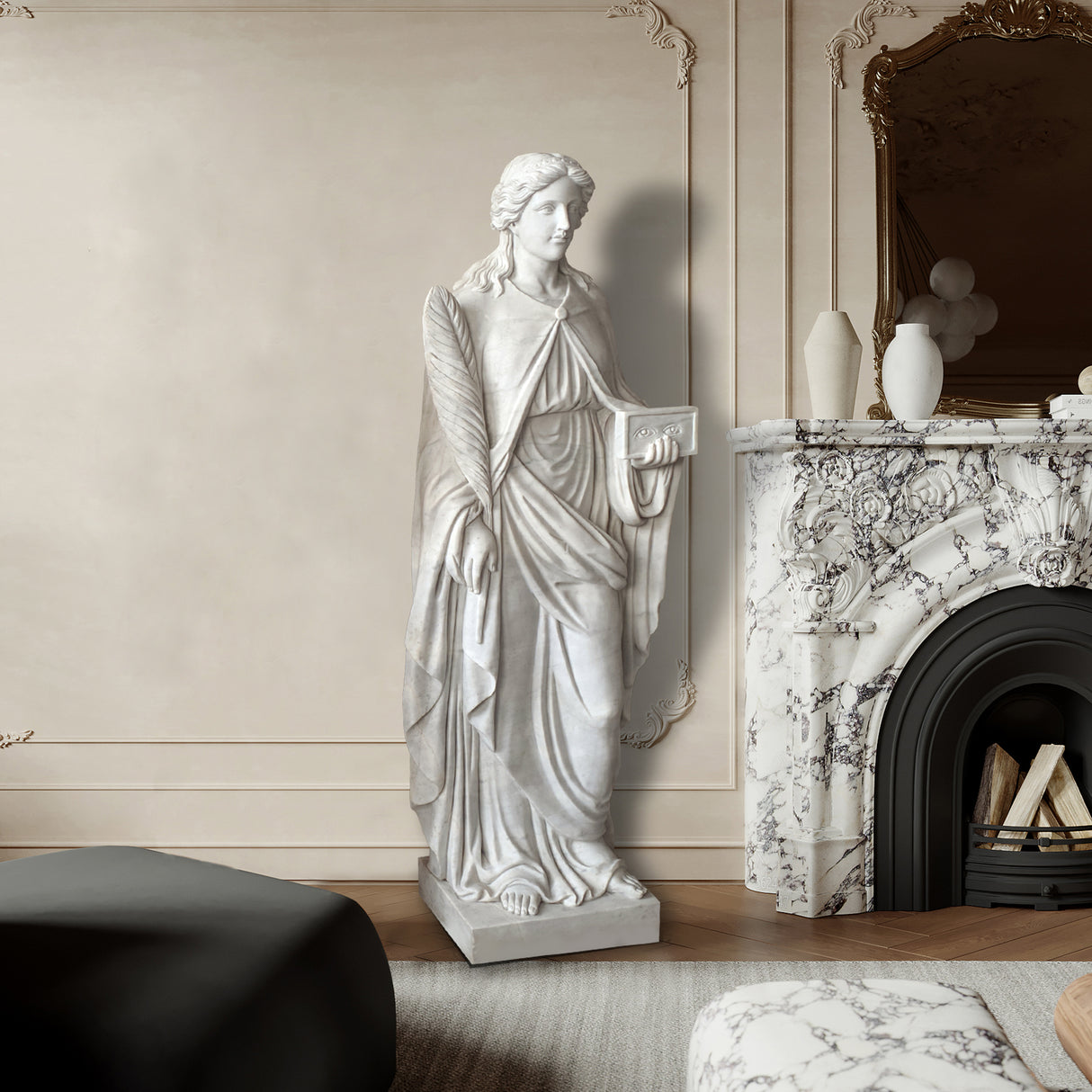 PREMIER Figure Marble Statue Custom Sculpture for Outdoor&Indoor PSM-018-Marble sculpture-PREMIER SCULPTURE