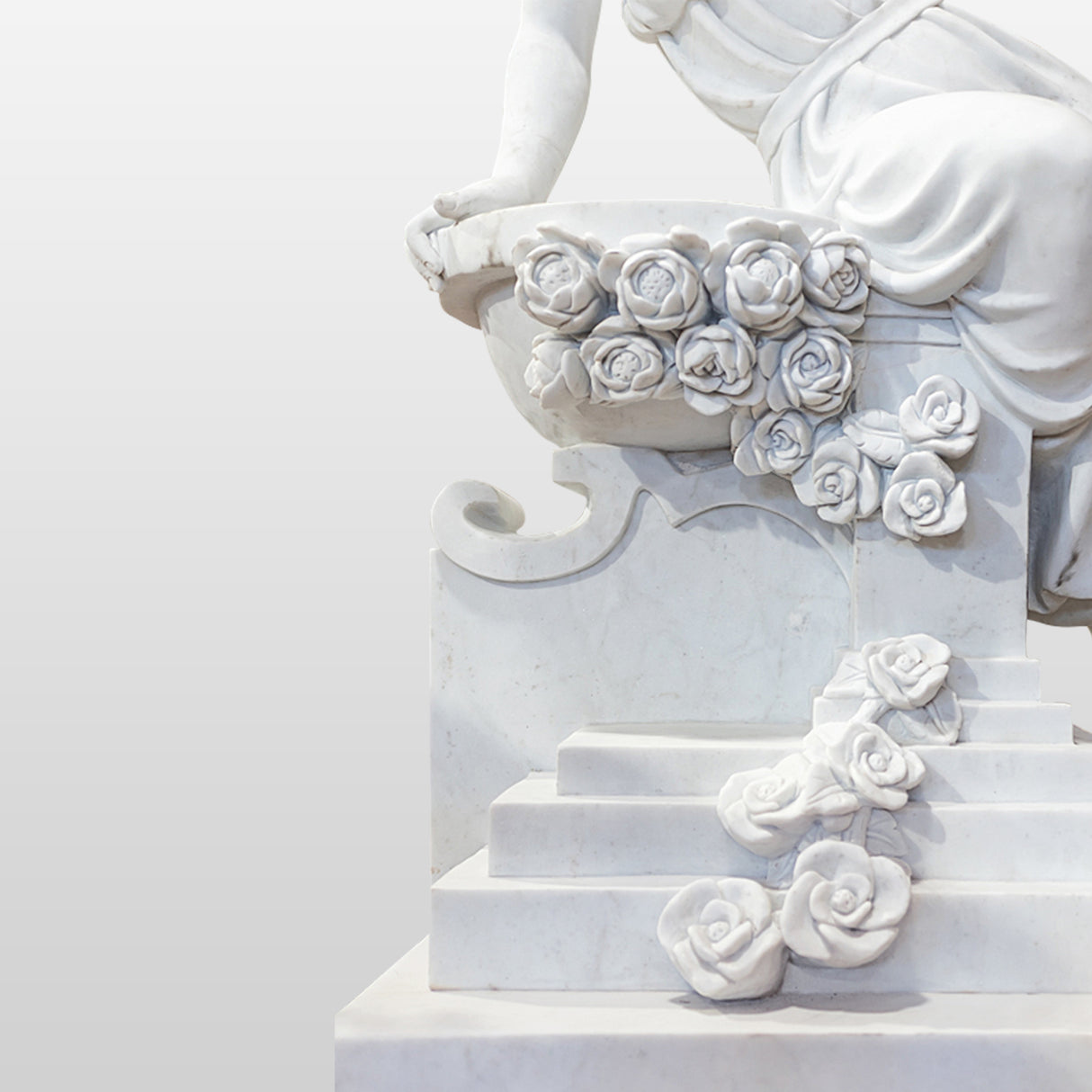 PREMIER Garden Daydreaming Venues Statue Floor Custom Marble Sculpture PSM-001-Marble sculpture-PREMIER SCULPTURE