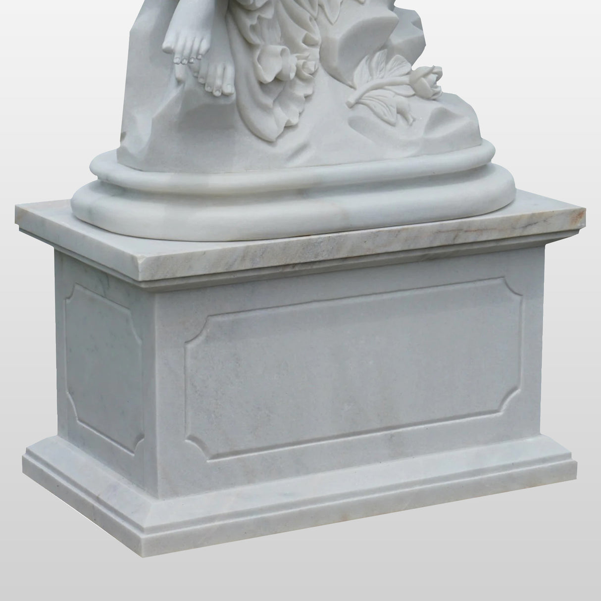 PREMIER Garden&Indoor Sculpture Angel Lovers Custom Marble Stone Statue PSM-005-Marble sculpture-PREMIER SCULPTURE