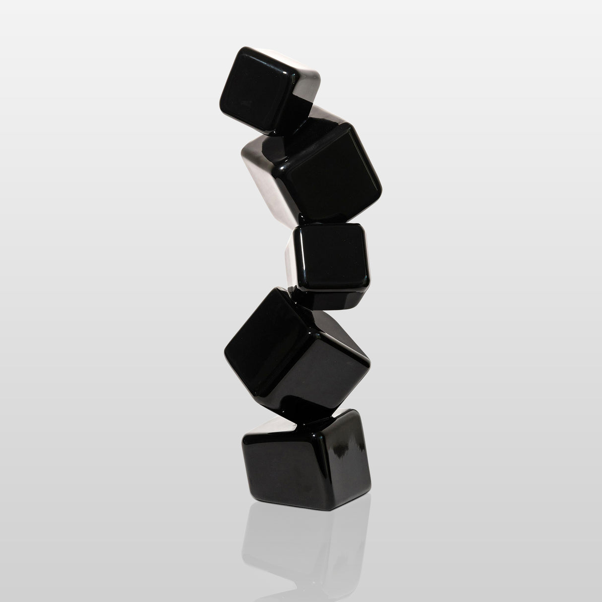PREMIER Home Decor Sculpture Stainless Steel Stacked Dice Modern Sculpture PSSS-004-Stainless Steel Sculpture-PREMIER SCULPTURE