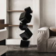 PREMIER Home Decor Sculpture Stainless Steel Stacked Dice Modern Sculpture PSSS-004-Stainless Steel Sculpture-PREMIER SCULPTURE