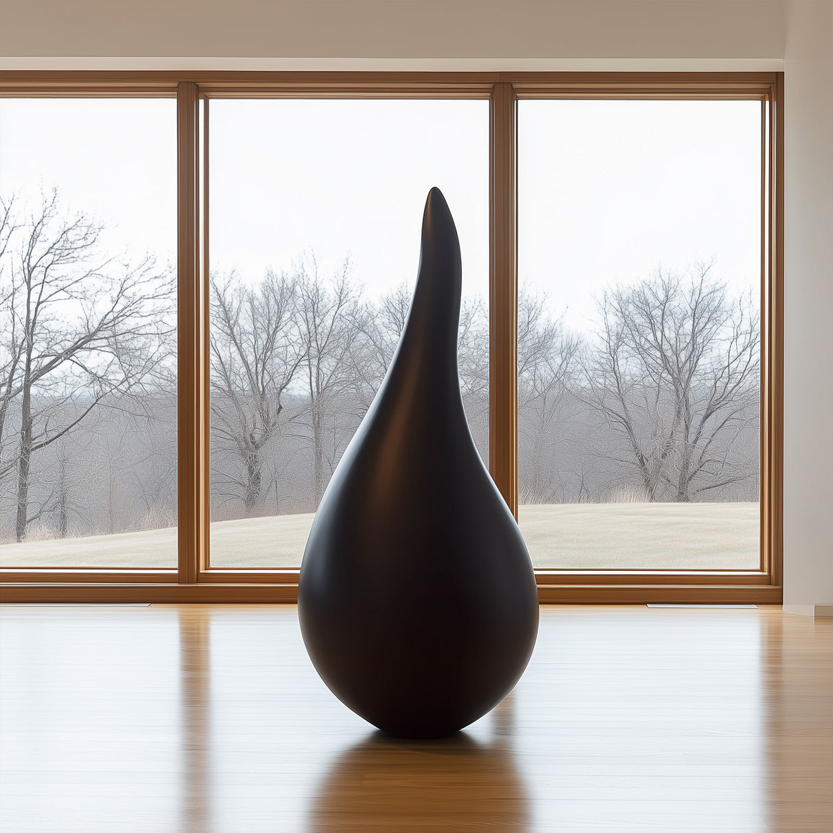 PREMIER Luxury Stainless Steel Sculpture Black Abstract Modern Sculpture for Luxury Interiors PSSS-062-Stainless Steel Sculpture-PREMIER SCULPTURE