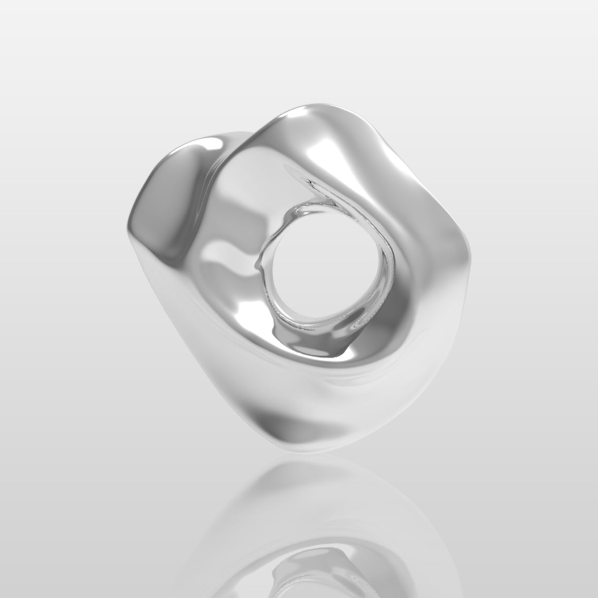 PREMIER Modern Abstract Sculpture Curved Contemporary Outdoor Stainless Steel Sculpture PSSS-057-Stainless Steel Sculpture-PREMIER SCULPTURE