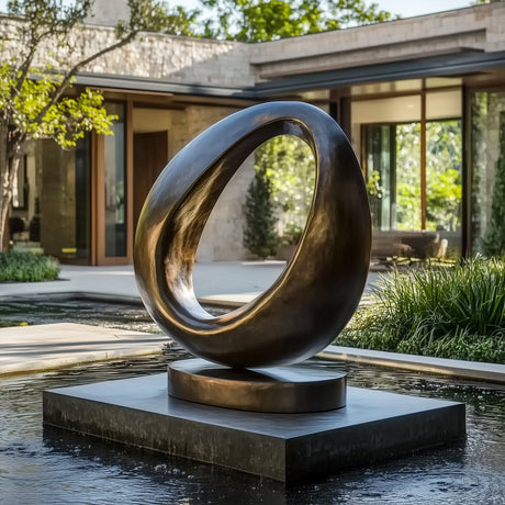 PREMIER Modern Bronze Sculpture Elegant Design Gardern Sculpture PSB-045-Bronze Sculpture-PREMIER SCULPTURE