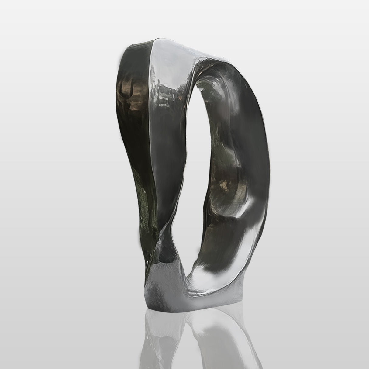 PREMIER Modern Gardern Sculpture Polished Stainless Steel Abstract Art for Modern Spaces PSSS-058-Stainless Steel Sculpture-PREMIER SCULPTURE