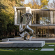 PREMIER Modern Metal Sculpture Abstract Design for Outdoor Art Original Sculpture PSSS-070-Stainless Steel Sculpture-PREMIER SCULPTURE