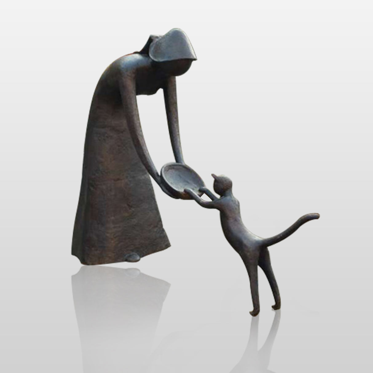 PREMIER Ornament Abstract Figure Custom Bronze Sculpture PSB-014-Bronze Sculpture-PREMIER SCULPTURE