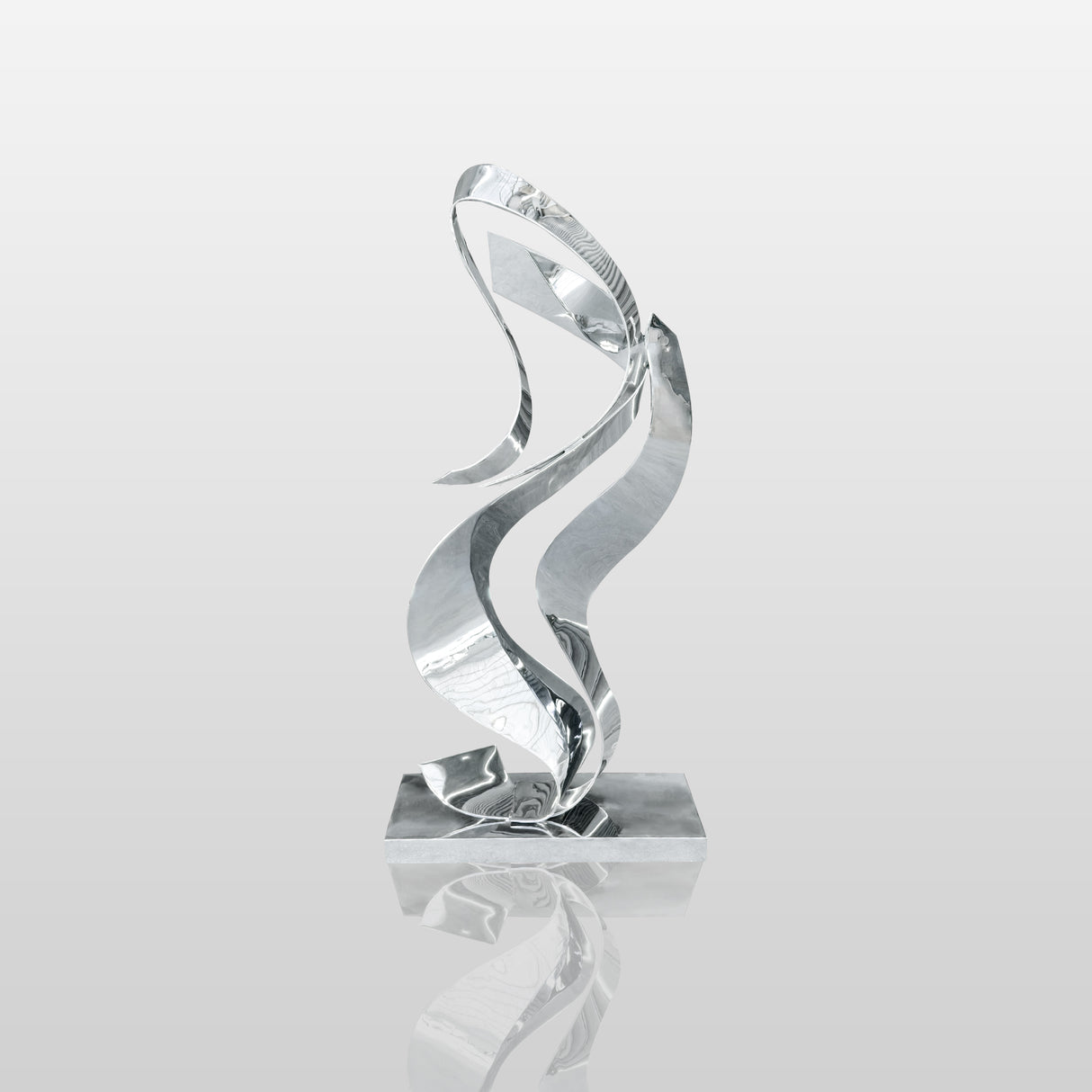 PREMIER Outdoor Sculpture Abstract Stainless Steel Modern Art Sculpture PSSS-050-Stainless Steel Sculpture-PREMIER SCULPTURE