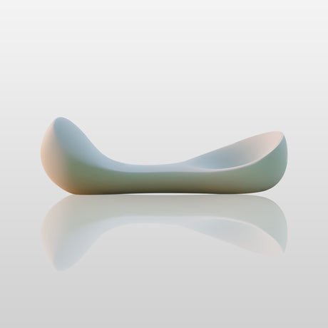 PREMIER Poolside Modern Sculpture Minimalist Outdoor Art Seat Sculpture PSSS-072-Stainless Steel Sculpture-PREMIER SCULPTURE