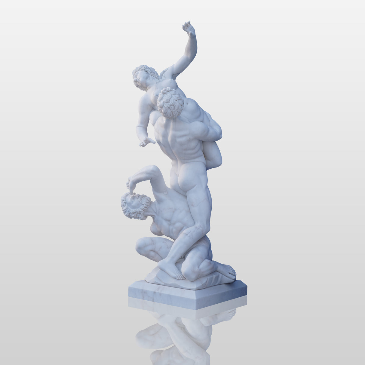 PREMIER Renaissance Art Famous Sculpture Abduction of the Sabines Statue PSM-022-Marble sculpture-PREMIER SCULPTURE