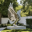 PREMIER Stainless Steel Wing Sculpture Monumental Outdoor Art PSSS-076-Stainless Steel Sculpture-PREMIER SCULPTURE