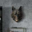 PREMIER Wolf Head Wall Sculpture Majestic Metal Sculpture Wall Art PSB-032-Bronze Sculpture-PREMIER SCULPTURE