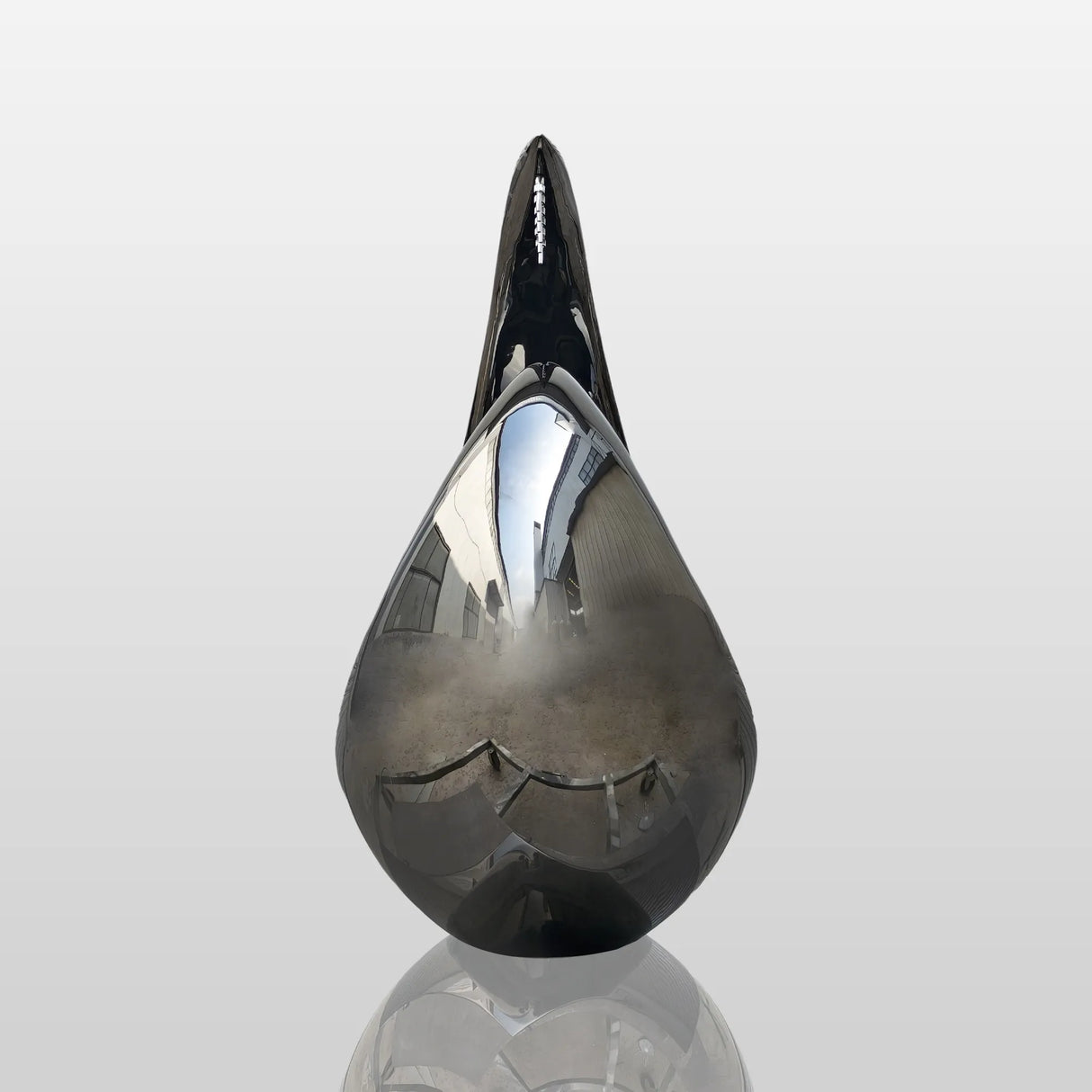 PREMIER Abstract Stainless Steel Fountain Black Sculpture for Luxury Homes, Modern Villas and Gardens PSSS-136-Stainless Steel Sculpture-PREMIER SCULPTURE