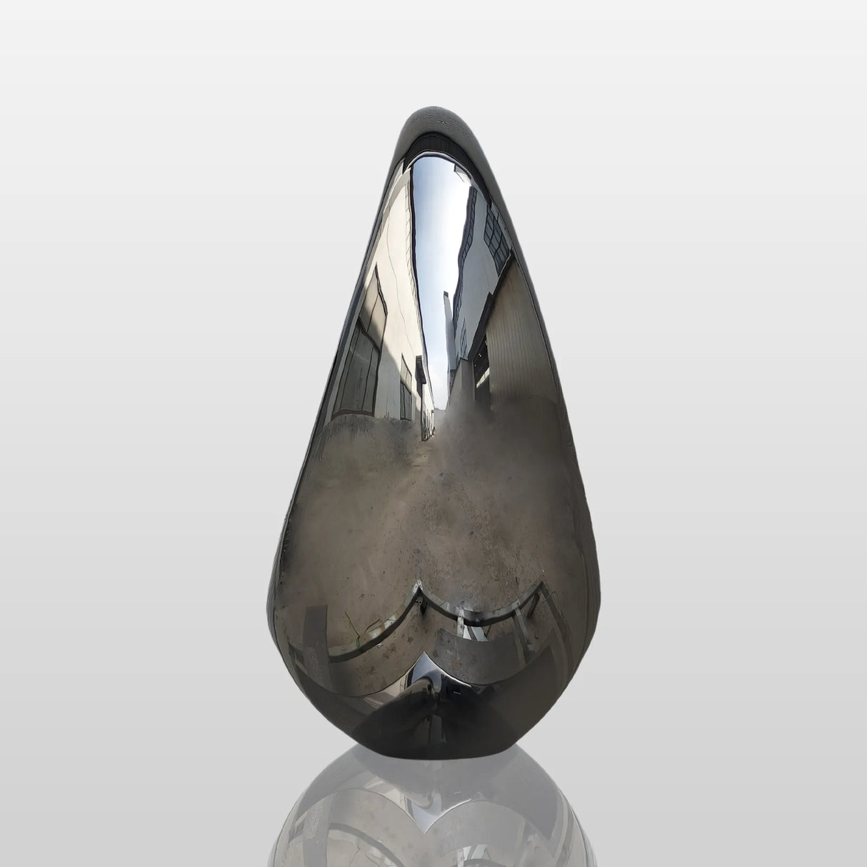 PREMIER Abstract Stainless Steel Fountain Black Sculpture for Luxury Homes, Modern Villas and Gardens PSSS-136-Stainless Steel Sculpture-PREMIER SCULPTURE