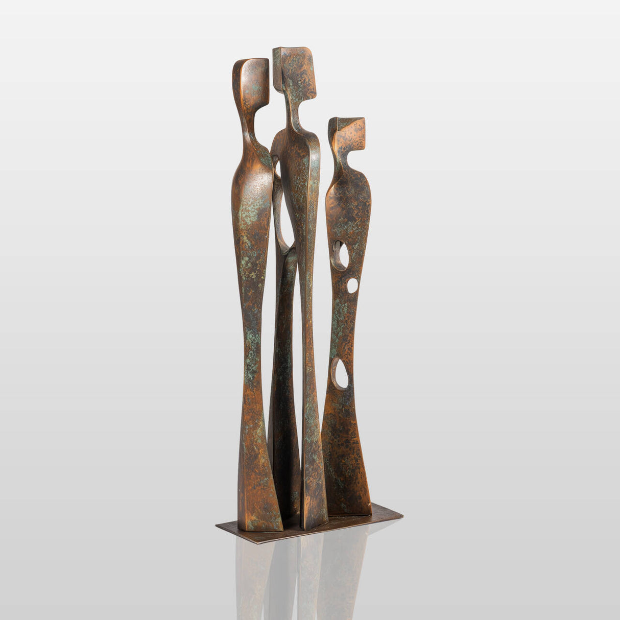 PREMIER Abstract Tall Bronze Human Sculpture for Living Rooms, Entryways, Luxury Villas and Hotel Lobbies PSB-183-Bronze Sculpture-PREMIER SCULPTURE