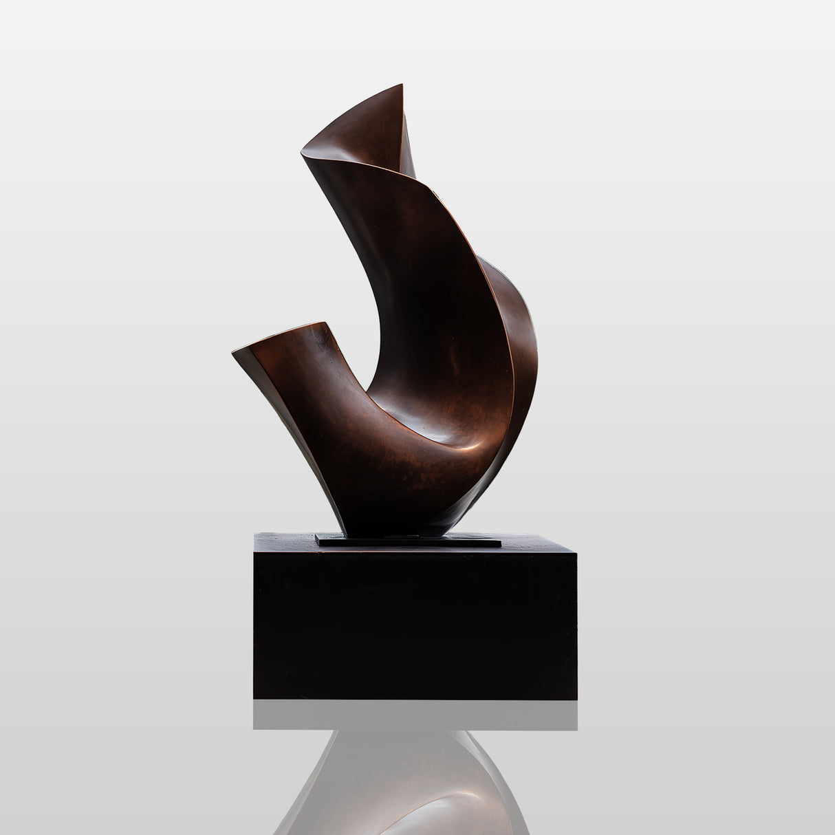 PREMIER Bronze Abstract Flow Sculpture for Luxury Interiors and Contemporary Art Spaces PSB-118-Bronze Sculpture-PREMIER SCULPTURE