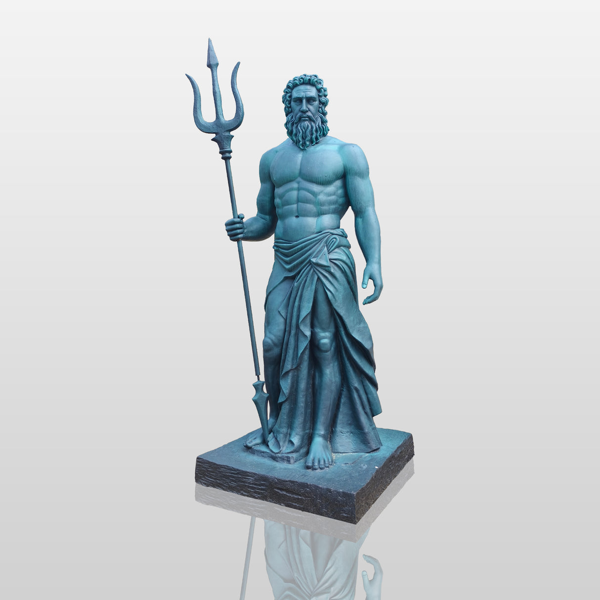 PREMIER Bronze Neptune Sculpture with Majestic Design for Grand Halls, Museums & Luxury Estates PSB-135-Bronze Sculpture-PREMIER SCULPTURE