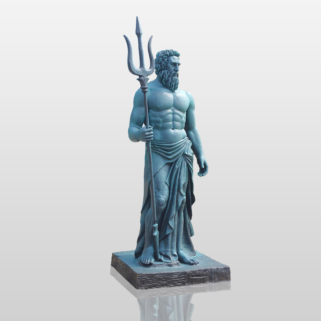 PREMIER Bronze Neptune Sculpture with Majestic Design for Grand Halls, Museums & Luxury Estates PSB-135-Bronze Sculpture-PREMIER SCULPTURE