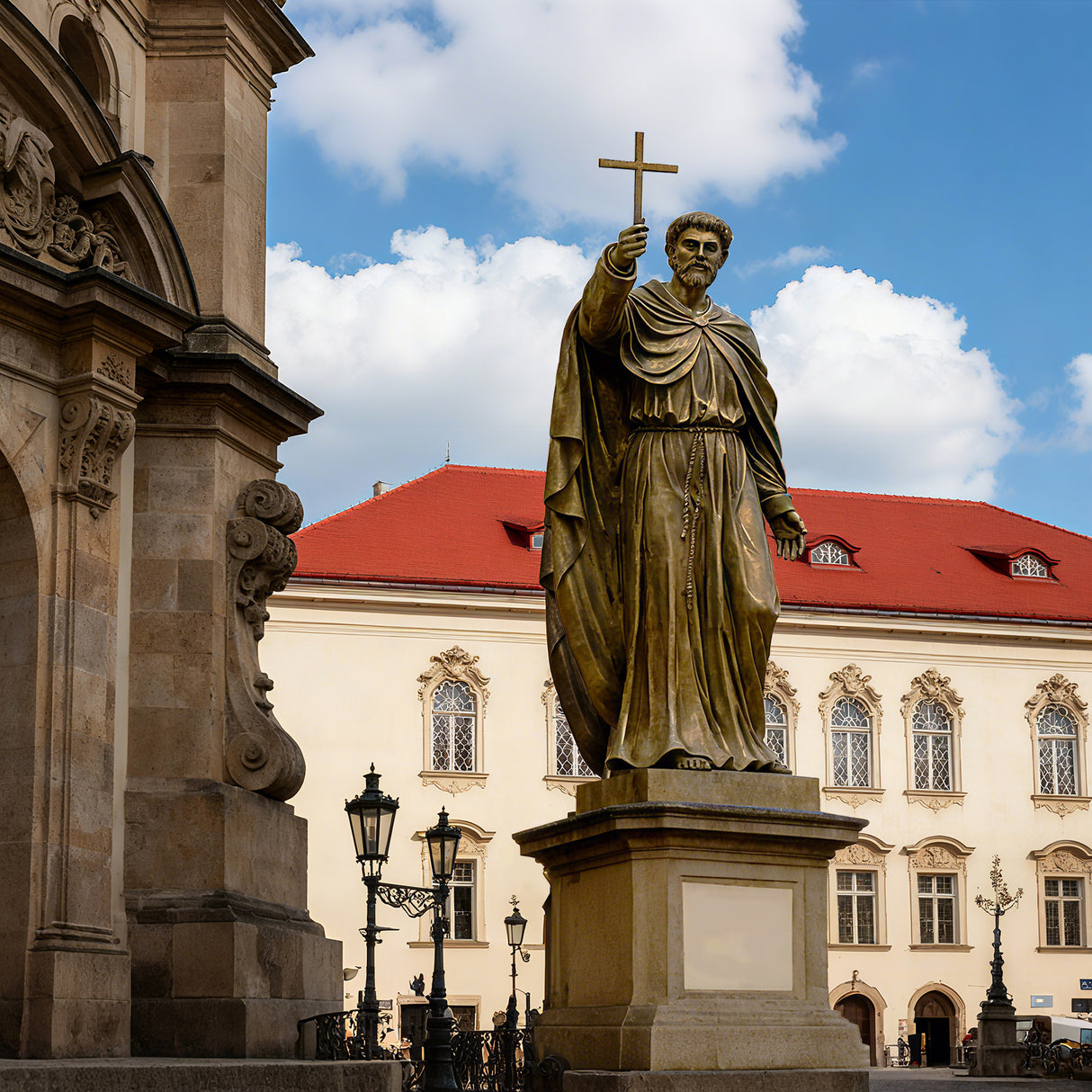 PREMIER Religious St. Francis Xavier Statue for Churches Courtyards, Public Spaces, City Squares PSB-098-Bronze Sculpture-PREMIER SCULPTURE
