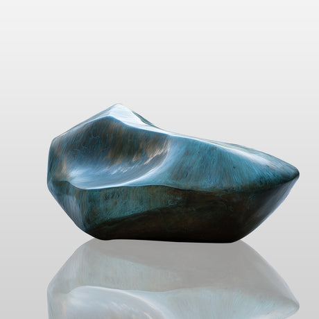 PREMIER Contemporary Abstract Bronze Sculpture with Organic Flowing Design for Luxury Villas and Modern Outdoor Spaces PSB-108-Bronze Sculpture-PREMIER SCULPTURE