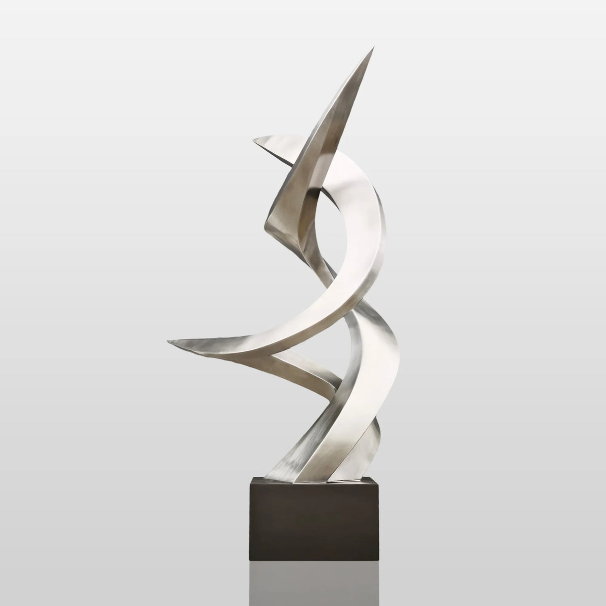 PREMIER Dynamic Twist Stainless Steel Sculpture for Luxury Hotels and Commercial Landscapes PSSS-131-Stainless Steel Sculpture-PREMIER SCULPTURE