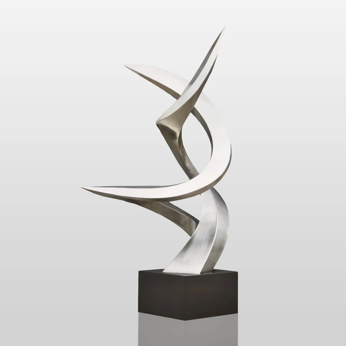 PREMIER Dynamic Twist Stainless Steel Sculpture for Luxury Hotels and Commercial Landscapes PSSS-131-Stainless Steel Sculpture-PREMIER SCULPTURE