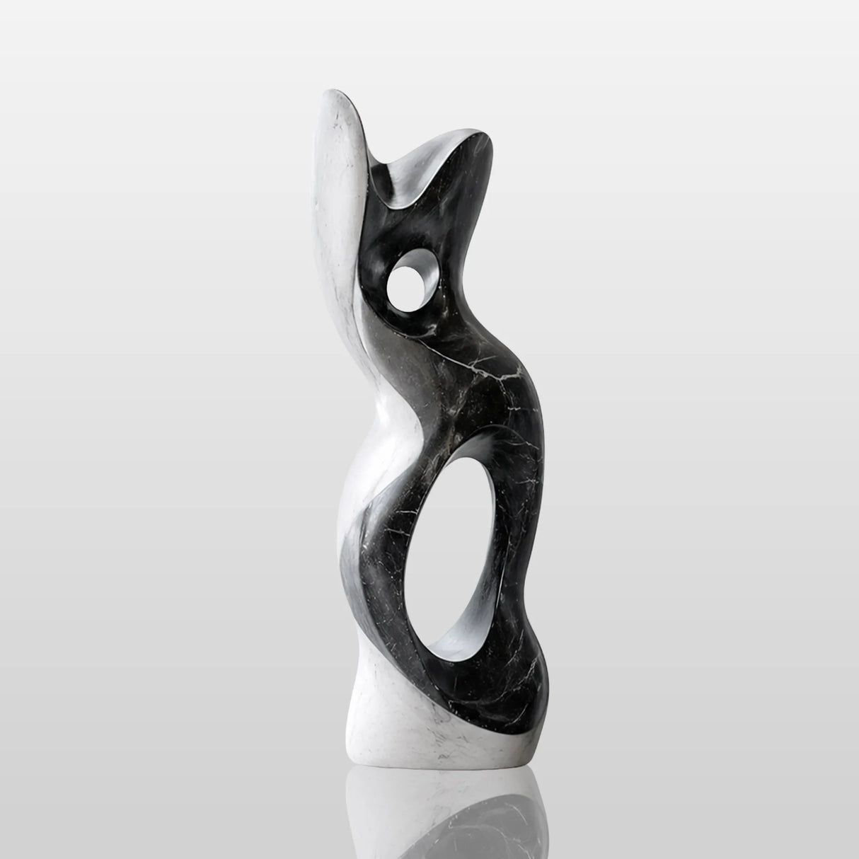 PREMIER Fiberglass Sculpture with Dual Tone Twist Design for Pool Patio, Front Yard or Hotel Hobby PSF-040-Fiberglass Sculpture-PREMIER SCULPTURE