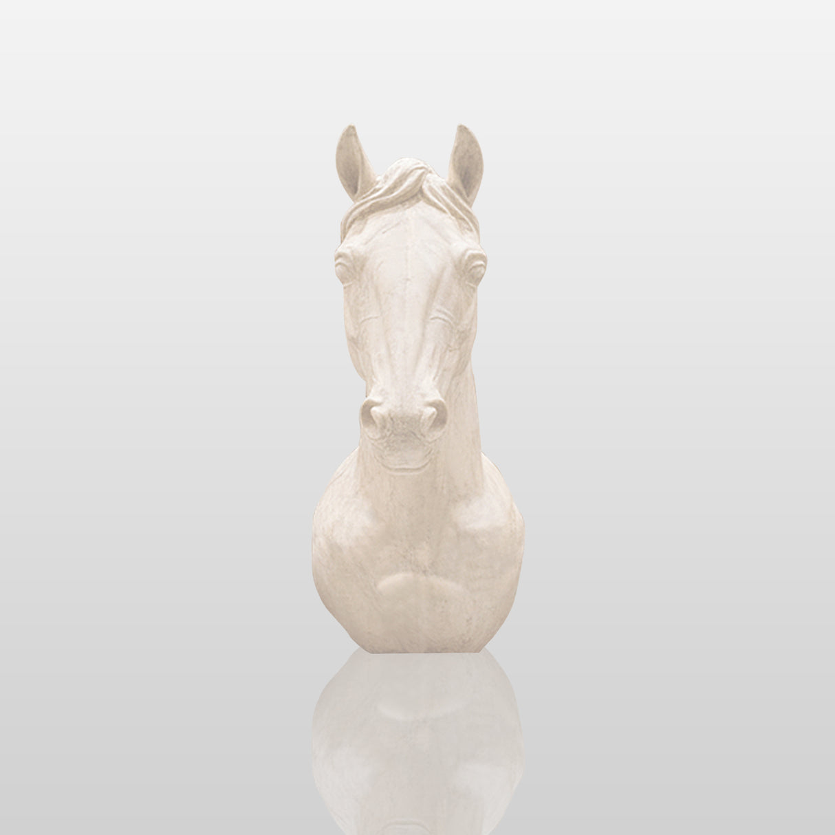 PREMIER Marble Horse Head Sculpture for Elegant Interior Spaces PSM-091-Marble sculpture-PREMIER SCULPTURE