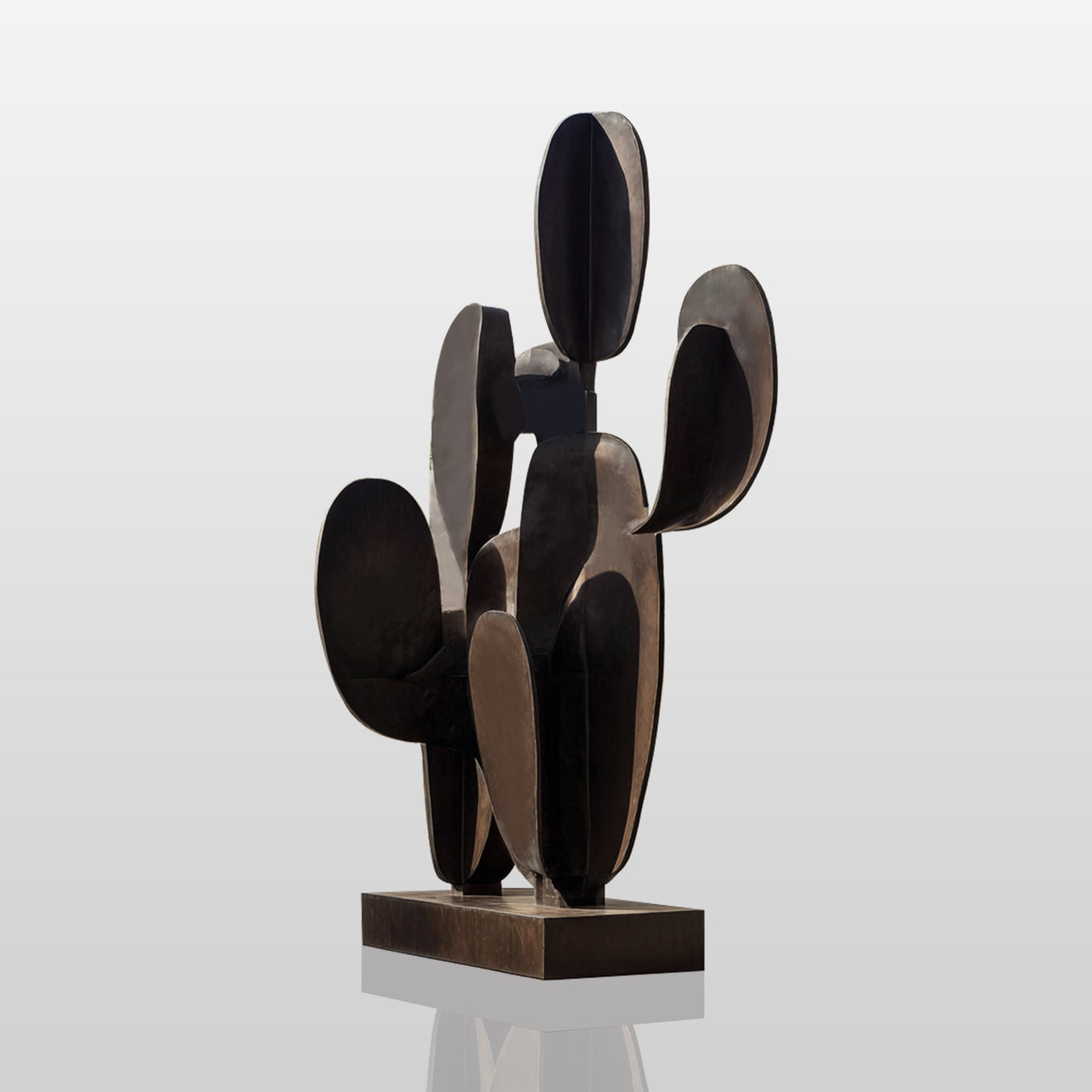 PREMIER Natural Inspired Bronze Sculpture with Layered Forms for Desert Landscapes, Tropical Gardens and Outdoor Settings PSB-146-Bronze Sculpture-PREMIER SCULPTURE