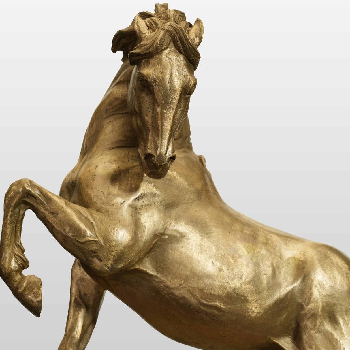 PREMIER Rearing Bronze Horse Sculpture for Luxury Estates, Gardens, and Public Plazas PSB-111-Bronze Sculpture-PREMIER SCULPTURE