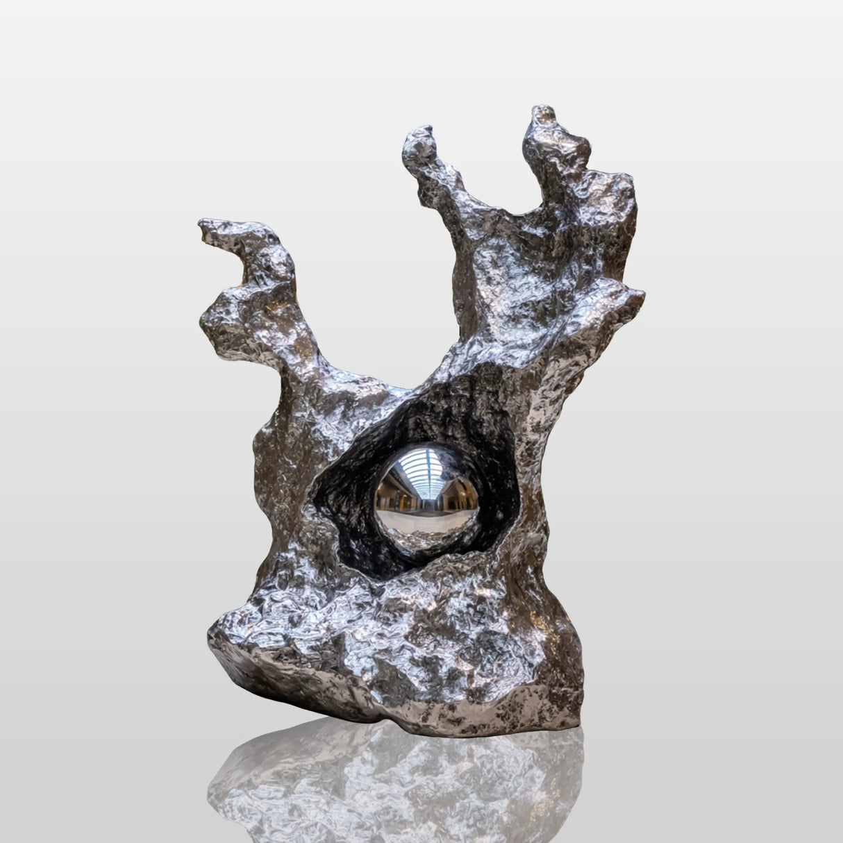 PREMIER Root Stainless Steel Sculpture with Modern Abstract Design for Hotel Hobbies or Luxury Apartments PSSS-249-Stainless Steel Sculpture-PREMIER SCULPTURE