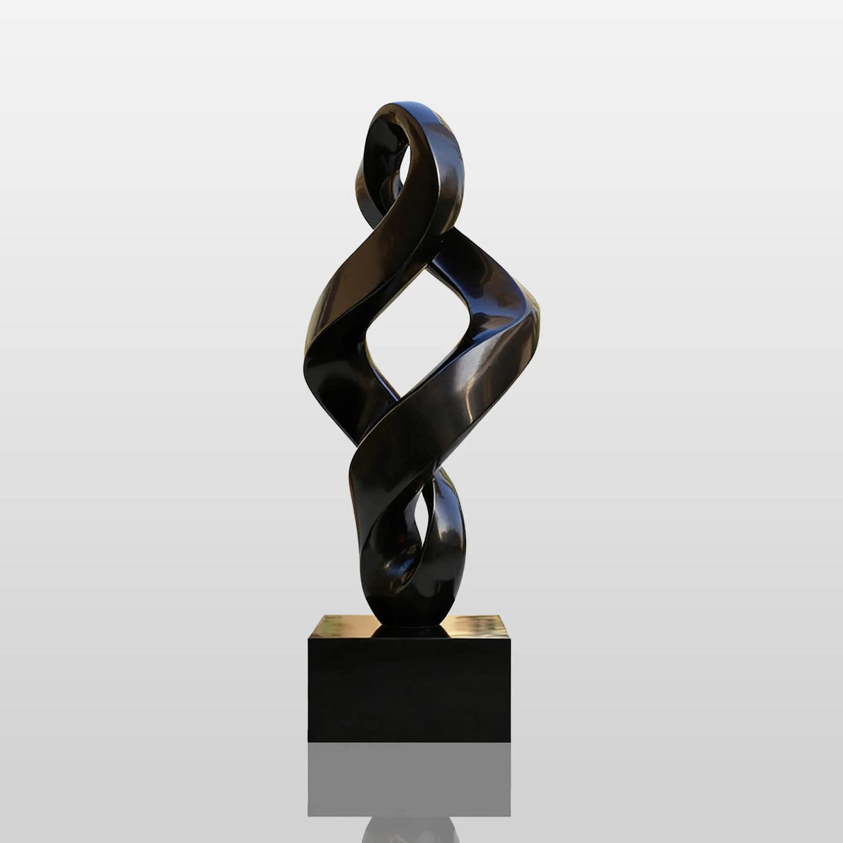 PREMIER Stainless Steel Abstract Twist Sculpture with a Flowing Design for Modern Indoor Spaces PSSS-192-Stainless Steel Sculpture-PREMIER SCULPTURE