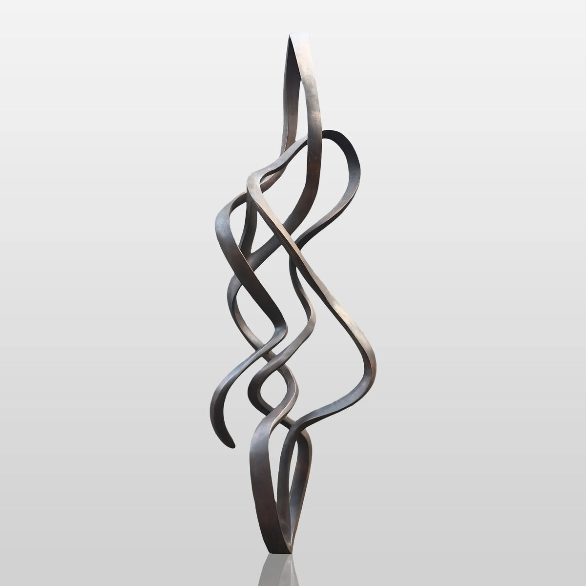 PREMIER Twisting Bronze Sculpture with Abstract Expressionism Design Ideal for Modern Gardens, Art Parks and Hotel Entrances PSB-149-Bronze Sculpture-PREMIER SCULPTURE
