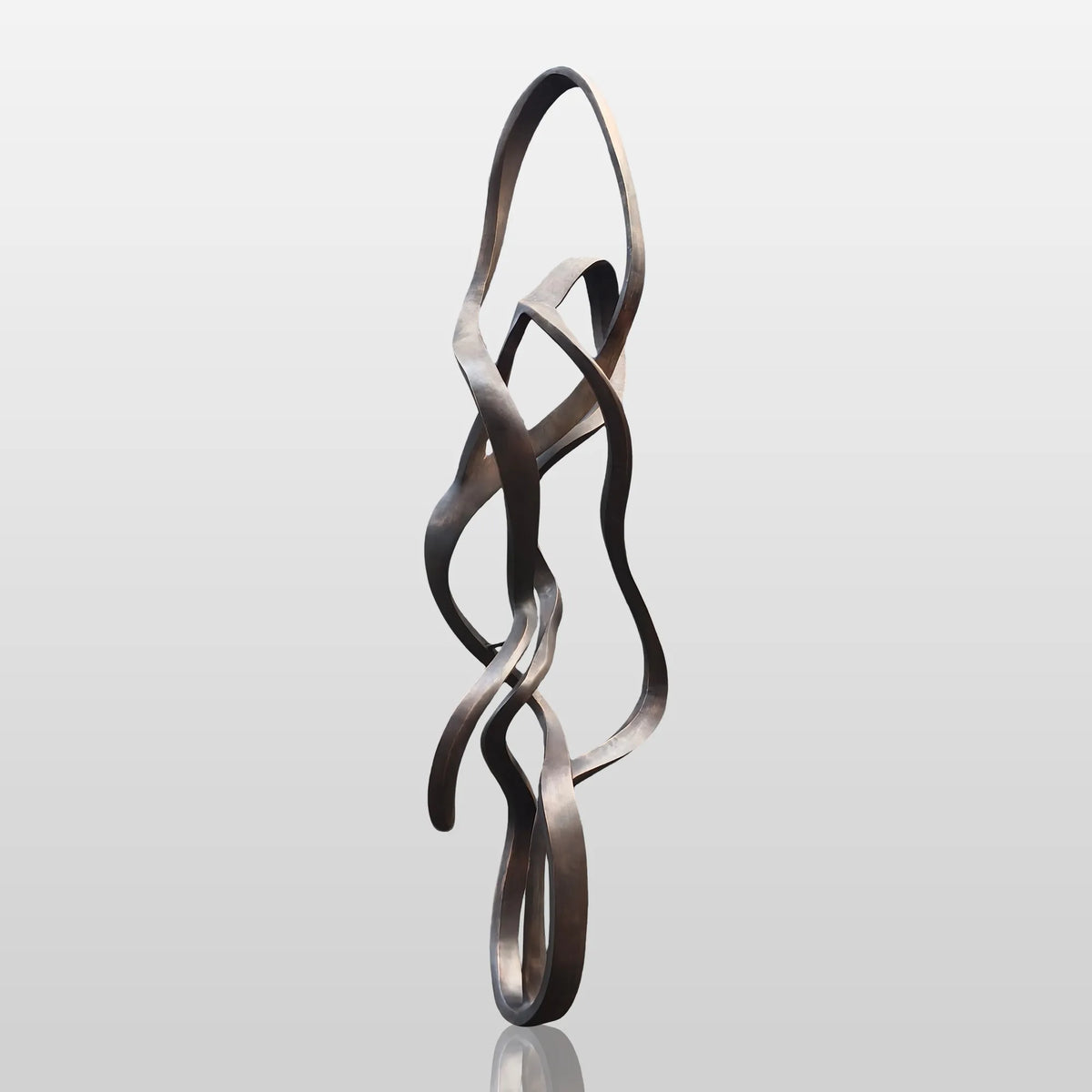 PREMIER Twisting Bronze Sculpture with Abstract Expressionism Design Ideal for Modern Gardens, Art Parks and Hotel Entrances PSB-149-Bronze Sculpture-PREMIER SCULPTURE