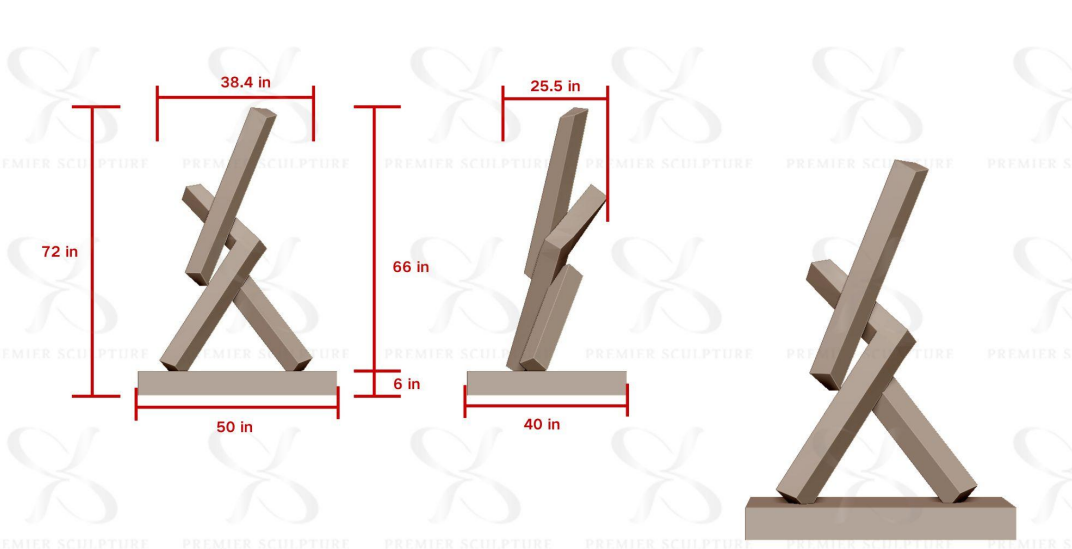 PREMIER Stainless Steel Sculpture PSSS-242-#PRS1378-Rest of Payment Custom Link for Premier Premier